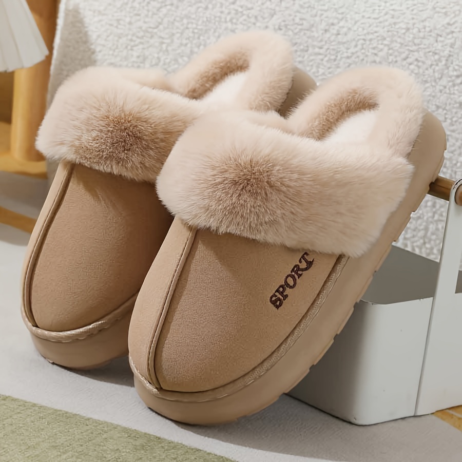 Fluffy Fur Slipper - Winter Warm Sports Fluffy Slippers Women