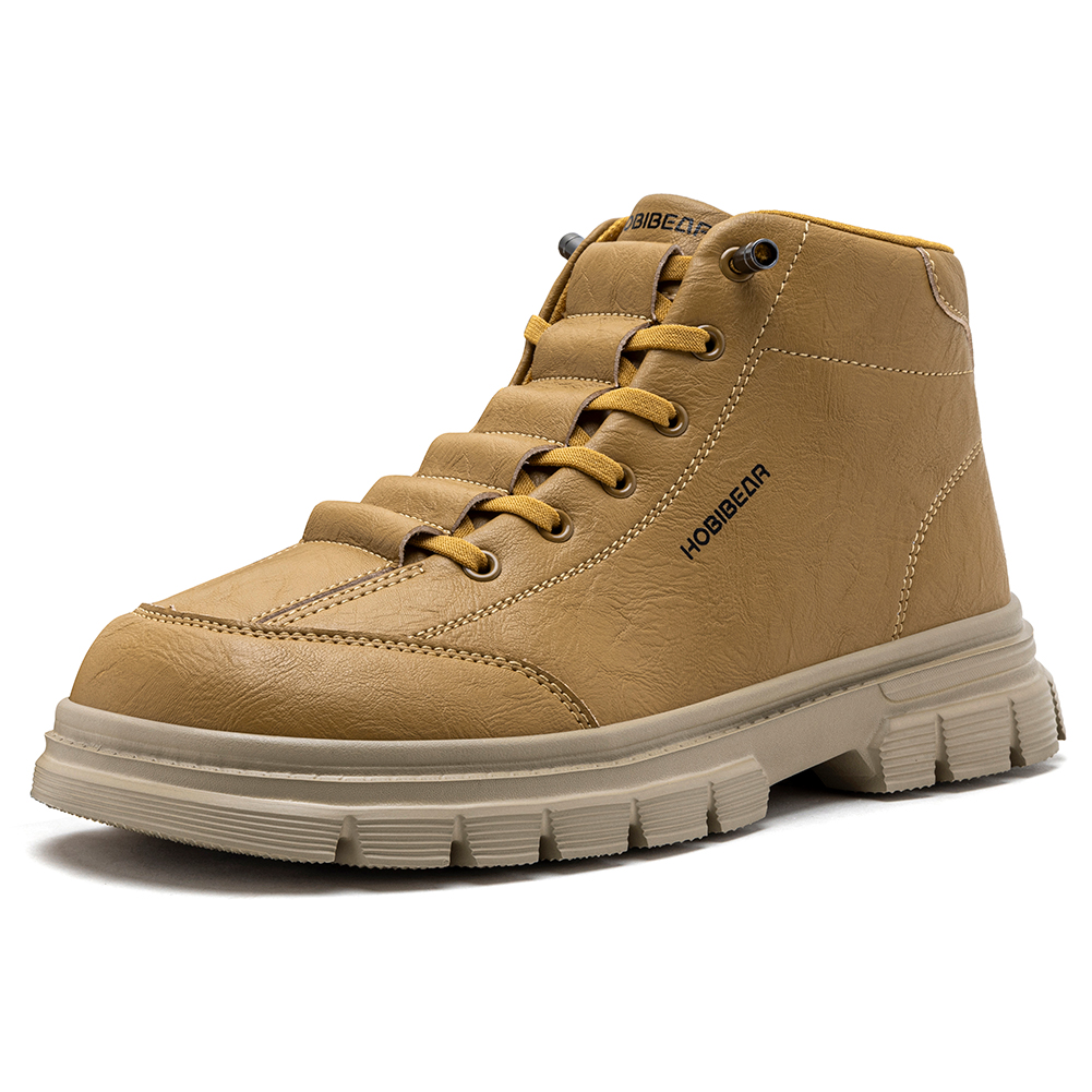 Suede Ankle Boot - HOBIBEAR Men's Wide Toe Box Ankle