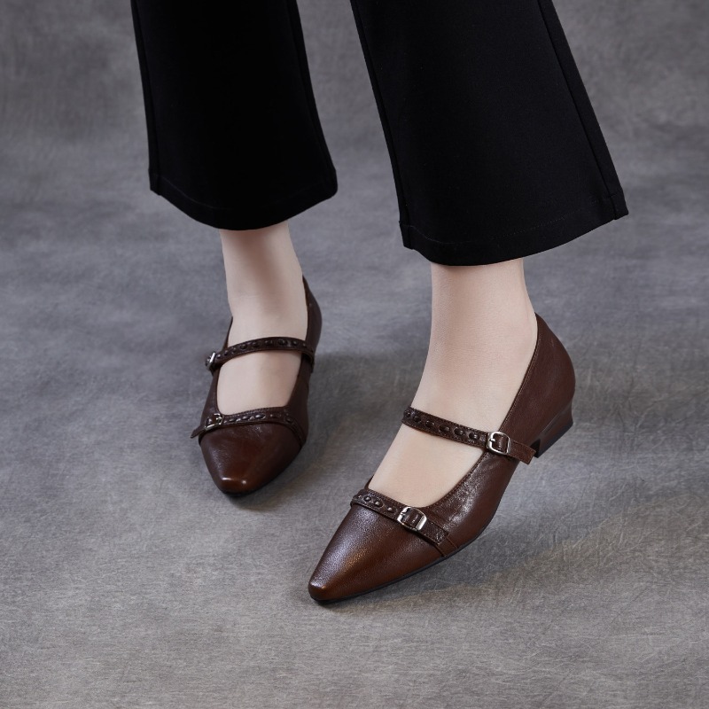 Brown Black Korea Women Flats  - Shoes For Women Flats 评论和价格
