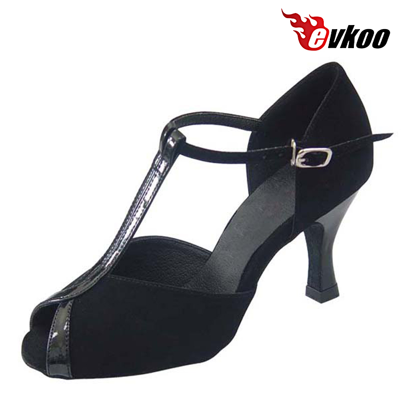 Evkoodance Black Or Tan Pu Lat - Women Shoes Size 7 评论和价格