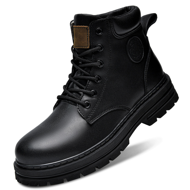 Big Size 49 50 Winter Black Le - Suede Ankle Boot 评论和价格