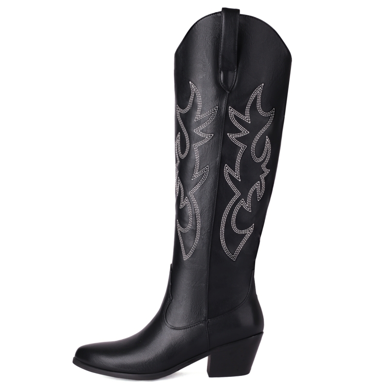 White Women's Knee High Boots  - Women Shoes Size 7 评论和价格
