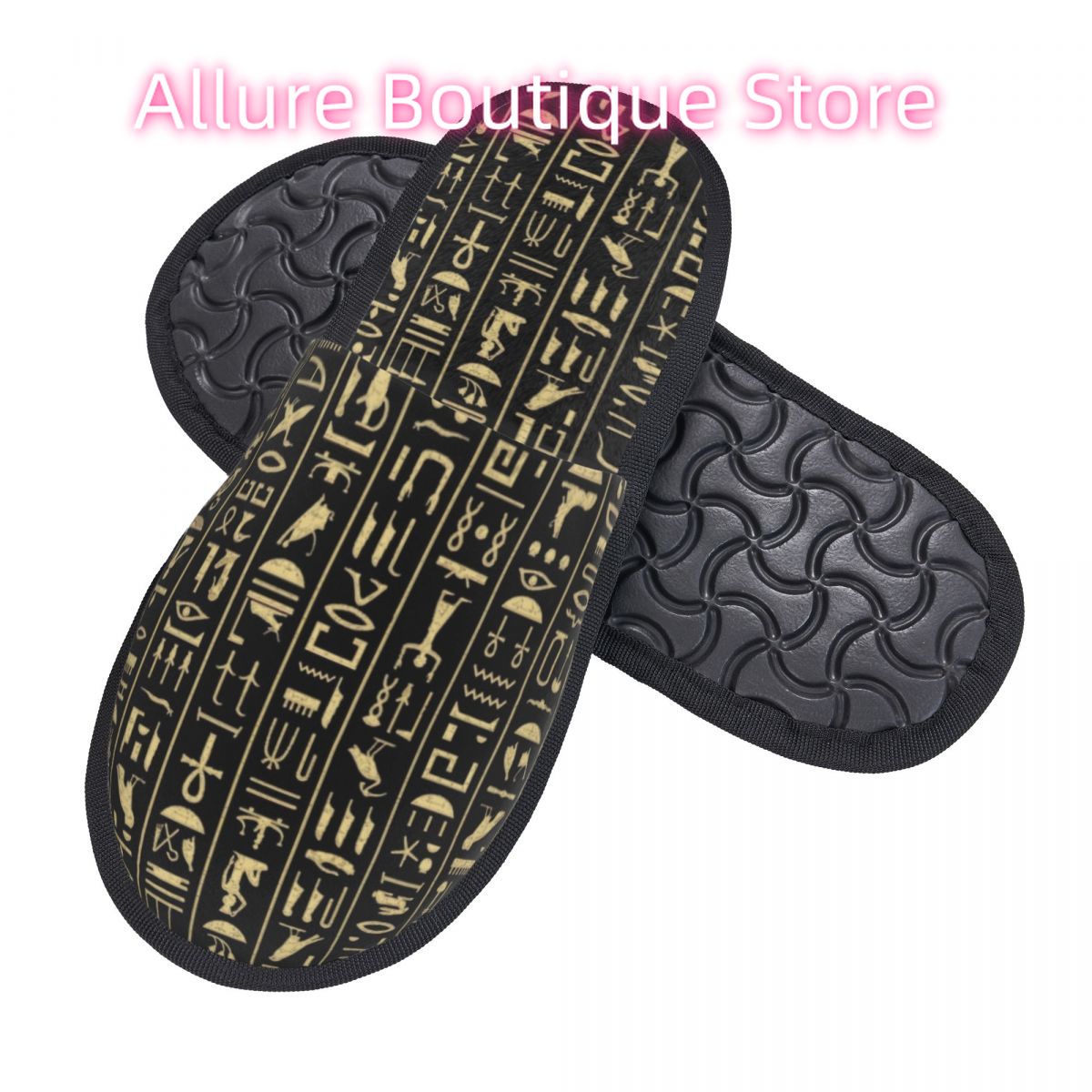 Custom Gold Hieroglyphics Hous - Women Shoes Egypt 评论和价格
