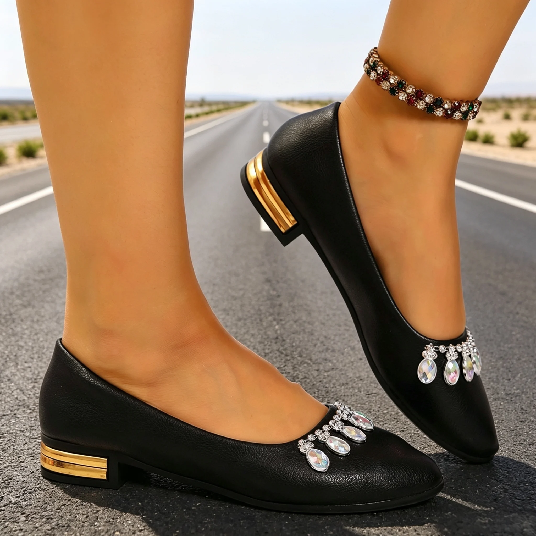 Women Flats Pointed Toe Ballet - Shoes For Women Flats 评论和价格