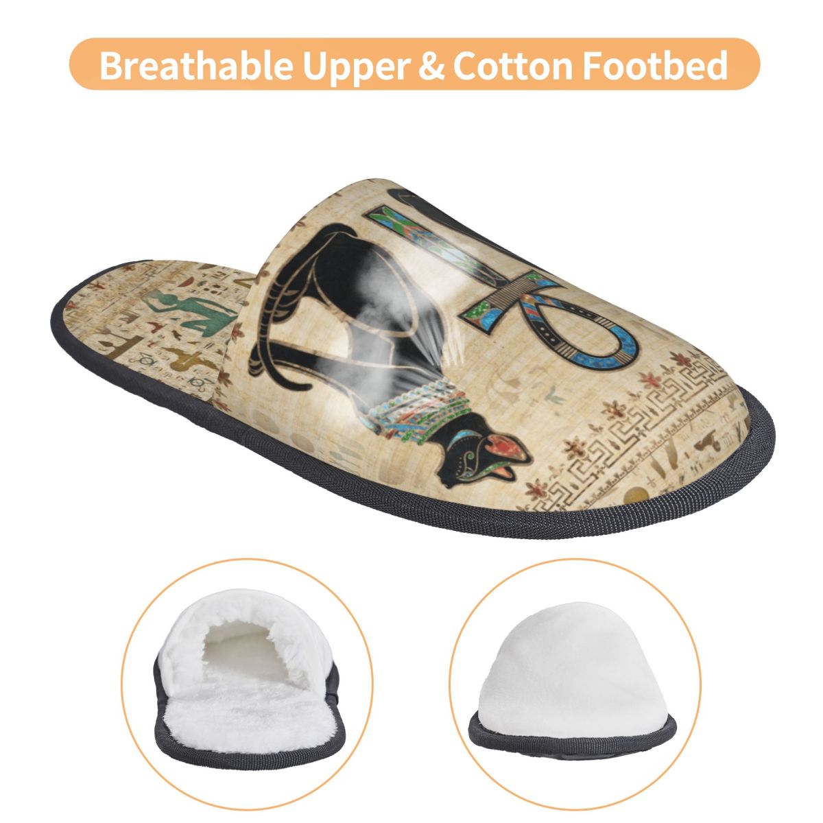 Custom Egyptian Cats And Ankh  - Women Shoes Egypt 评论和价格