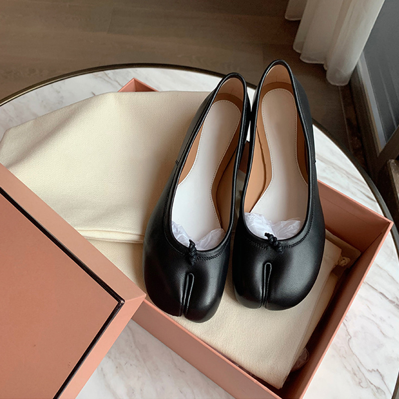 Women's Vintage Split Toe Mary - Shoes For Women Flats 评论和价格