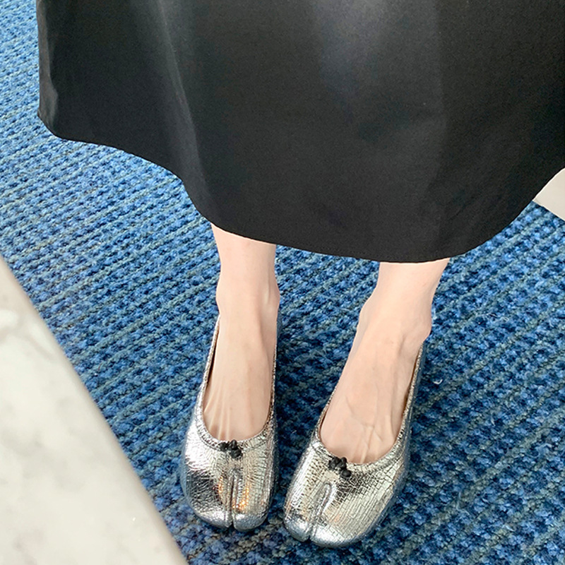 Women's Vintage Split Toe Mary - Shoes For Women Flats 评论和价格