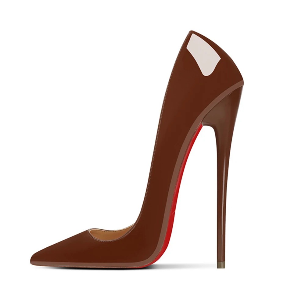 New Style Sexy 16CM Extreme Po - Patent Leather Pump 评论和价格
