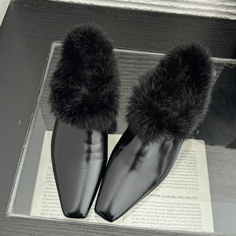 Winter Plush Designer Warm Fla - Shoes For Women Flats 评论和价格