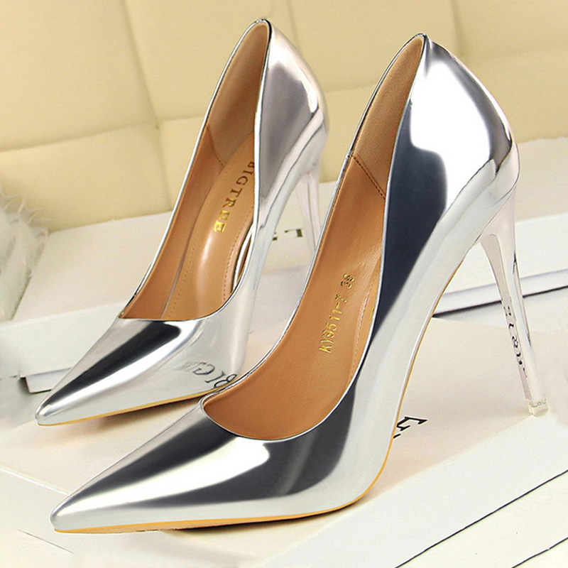 BIGTREE Shoes Woman Pumps Pate - Patent Leather Pump 评论和价格