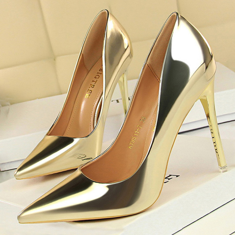 BIGTREE Shoes Woman Pumps Pate - Patent Leather Pump 评论和价格