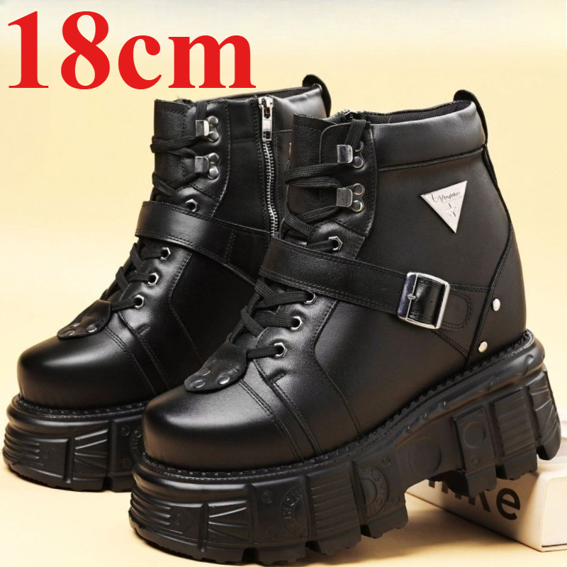 Genuine Leather Motorcycle Boo - Suede Ankle Boot 评论和价格