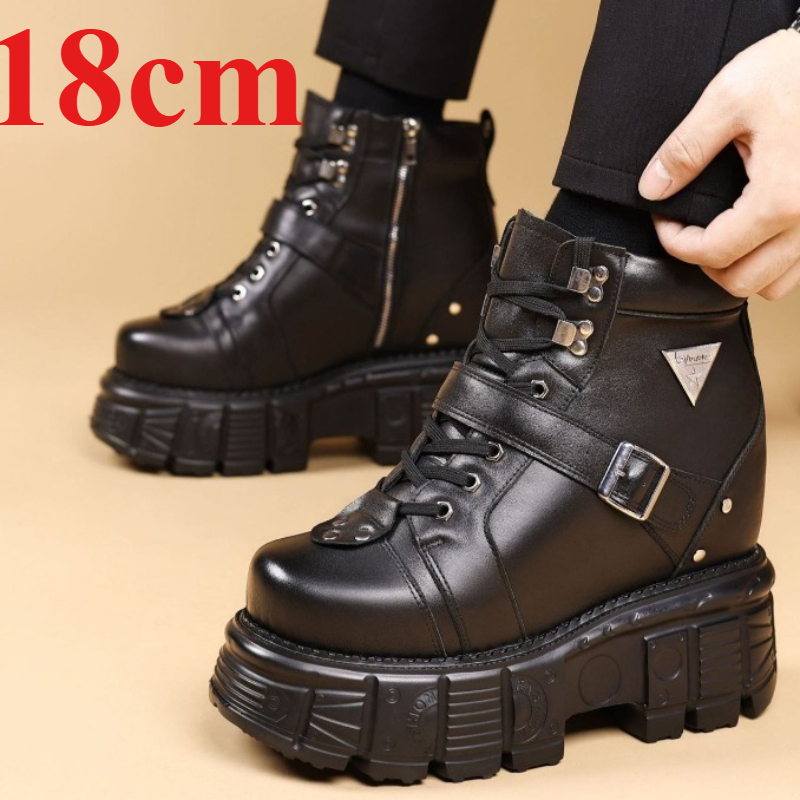 Genuine Leather Motorcycle Boo - Suede Ankle Boot 评论和价格