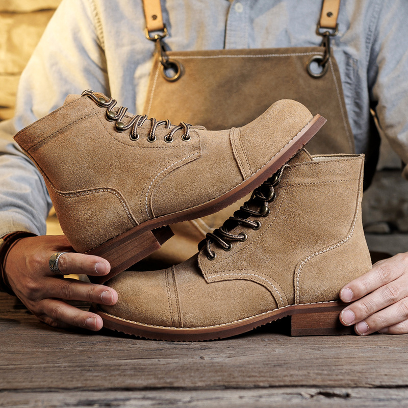 Suede Boot Goodyear-Welted Mot - Suede Ankle Boot 评论和价格