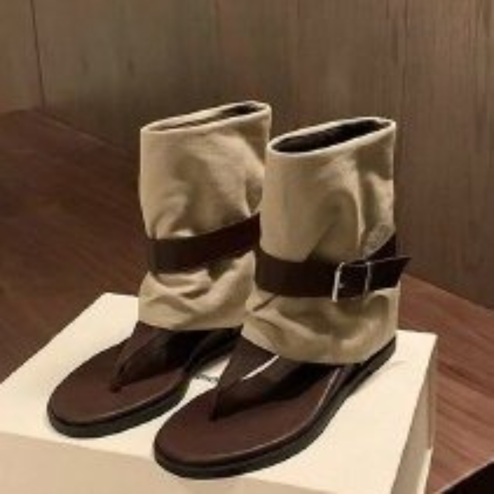 Vintage Color Block Toe Ring S - Suede Ankle Boot 评论和价格