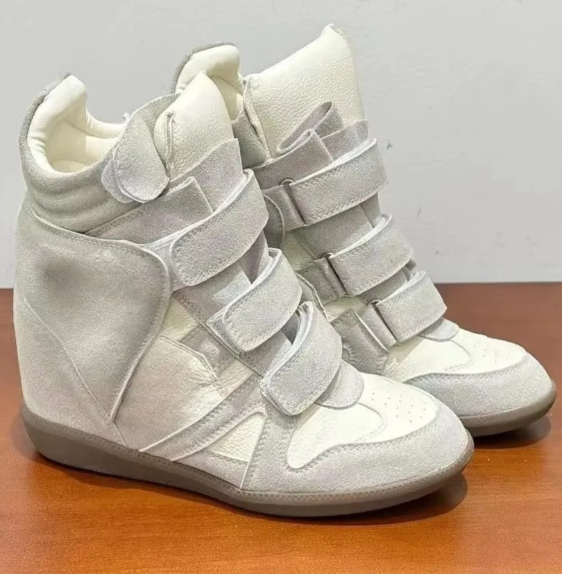 Women Hidden Wedge Heel High‑T - Suede Ankle Boot 评论和价格